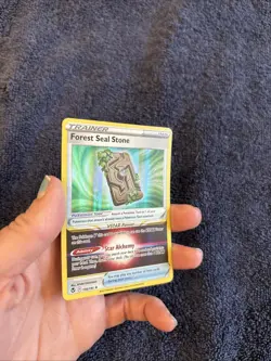 Pokemon TCG Forest Seal Stone 156/195 Sword & Shield: Silver Tempest Rare Holo - Image 3