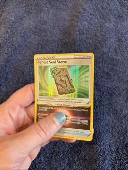 Pokemon TCG Forest Seal Stone 156/195 Sword & Shield: Silver Tempest Rare Holo - Image 5