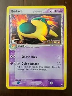 NM! Pokemon Quilava EX Dragon Frontiers 36/101 Reverse Holo Stamped - Image 1