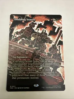 Doubling Season (Borderless) #0011 Non-Foil Teenage Mutant Ninja Turtles NM ENG - Image 1