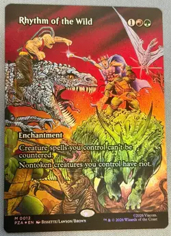 Rhythm of the Wild PZA #12 Borderless Mythic FOIL - NM+ - Image 1