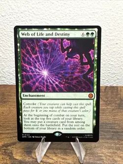 MTG Web of Life and Destiny 0122 Regular Marvel's Spider-Man NM SPM - Image 1