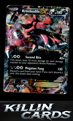 Krookodile EX - XY25 XY25 Pokemon Promo XY Promos Card MP - Image 1