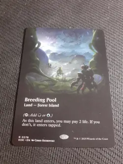 MTG ~ Breeding Pool (Borderless) ~ Edge of Eternities ~ Near Mint ~ Rare - Image 1