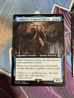 Ultimecia, Temporal Threat (Extended Art) Final Fantasy MTG English - Image 1