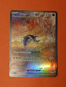 Pokemon Scarlet & Violet Base Great Tusk ex 246/198 Special Illustration Rare - Image 3