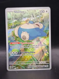 Pokemon Snorlax SVP Scarlet & Violet Promo 051 Basic Holo English - Image 1