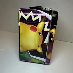 Pokemon Fall Collectors Chest Tin Lunchbox Charizard Pikachu Vivid Voltage EMPTY - Image 5
