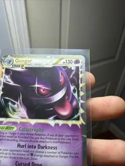 Pokemon TCG HGSS Triumphant Gengar Prime 94/102 Rare Holo - Image 5