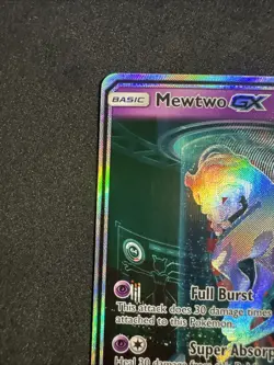Pokemon Mewtwo GX 78/73 Shining Legends Full Art Shiny Holo Rare GX English - Image 3
