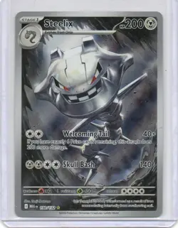 Steelix 150/132 IR - Mega Evolution Pokemon Card - Pack Mint - Image 1