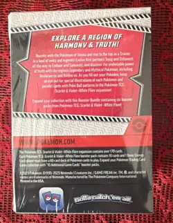 Pokemon SV White Flare Booster Bundle 6 Packs SEALED • Fast Shipping. - Image 3