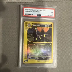 Pokemon TCG Umbreon 41/147 Aquapolis Reverse Holo PSA 5 - Image 2