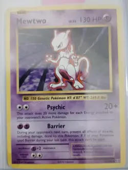 Mewtwo - Pokemon Evolutions - Rare Non-Holo - Pokemon TCG (LP) - Image 1