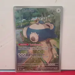 Pokemon Snorlax SVP Black Star Promo SVP 051 Basic Regular English Standard - Image 3