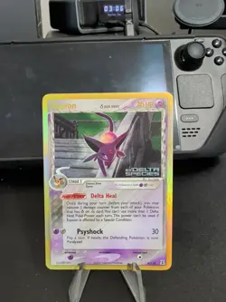Espeon 4/113 Reverse Holo Foil Rare EX Delta Species Stamped Pokemon LP - Image 1