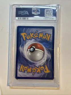 POKEMON DESTINED RIVALS ETB PROMO #203 TEAM ROCKET'S WOBBUFFET PSA 9 - Image 4