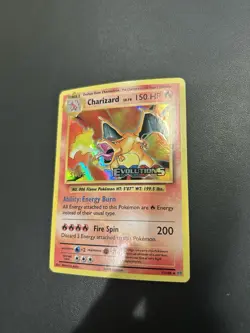 Pokemon TCG Charizard XY Evolutions Prerelease Staff Stamp 11/108 - Image 3
