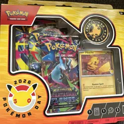 Pokemon Day 2026 Collection 30th Anniversary Box Promo W/ Coin - Sealed - Image 3