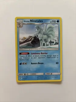 Alolan Ninetales SM Burning Shadows Pokemon NM 28/147 Sun & Moon - Image 1