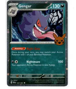 Trick or Trade 2024 Gengar (Cosmos Holo) 057/091 Holofoi Rare Pokemon NM/M..! - Image 1