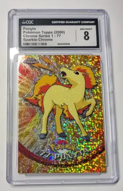 2000 Pokemon Topps Ponyta Sparkle Chrome - Image 1