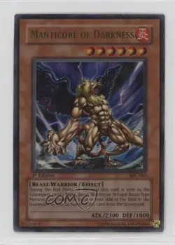 Manticore of Darkness 1st Ed. YuGiOh Invasion Chaos #IOC-067 2004 - Image 1