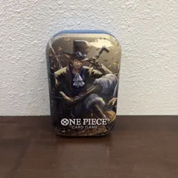 (1) NEW SEALED One Piece TCG Card Game Mini Tin Vol. 2 Sabo two packs OP-13 - Image 1