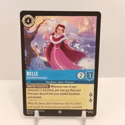 Disney Lorcana Belle Snowfield Strategist 158/204 NM Winterspell - Image 1