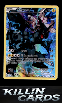 Zekrom (Full Art Promo) XY76 Pokemon Promo XY Promos Card MP - Image 1