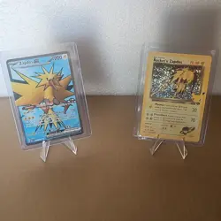 Pokemon Zapdos ex Rocket's Zapdos Holo Card Lot 2 Cards - Image 1