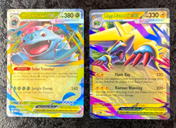 POKEMON MEGA VENUSAUR-MANECTRIC EX CARDS (SET OF 2) - Image 1