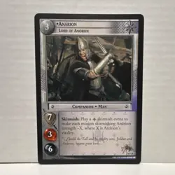 Decipher Anarion, Lord of Anorien Companion The Lord of the Rings TCG Card - Image 1