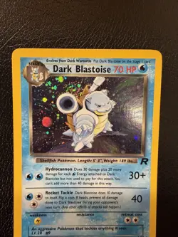 Pokemon TCG Dark Blastoise Holo Rare Card 3/82 With Swirl 🌀 NM/LP - Image 4