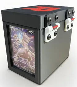 Pokemon Card Deck Box Storage l Team Rocket Collectors Chest l 3DPrinted - Image 3