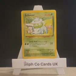 Bulbasaur 44/102 Base Set Pokemon Card WOTC - Image 1