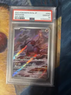 Groudon 069/062 PSA 10 - Raging Surf - Pokemon Card Game - Image 1