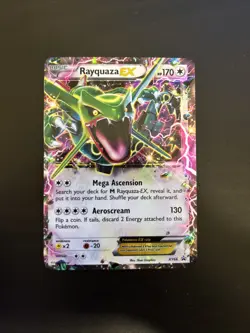 Rayquaza EX XY66 Black Star Promo 2015 XY Pokemon Card MP - Image 1