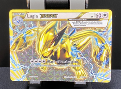 Lugia BREAK 79/124 Holo XY Fates Collide Pokemon TCG 2016 Sideways Gold Card - Image 1