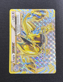Lugia BREAK 79/124 Holo XY Fates Collide Pokemon TCG 2016 Sideways Gold Card - Image 3