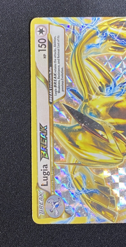 Lugia BREAK 79/124 Holo XY Fates Collide Pokemon TCG 2016 Sideways Gold Card - Image 4
