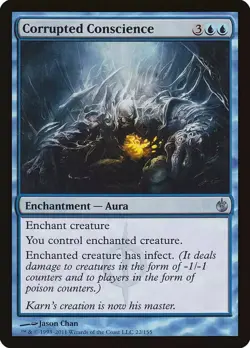 Magic the Gathering CORRUPTED CONSCIENCE #22/155 Mirrodin Besieged 2011 Set of 4 - Image 1