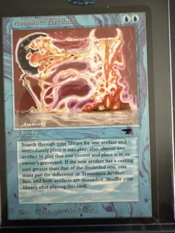 Magic the Gathering MTG 🌟Antiquities 🌟Transmute Artifact🌟1994 - Image 1