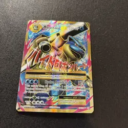 Pokemon TCG M Blastoise EX Full Art Mega Ultra Rare Holo 102/108 Evolutions NM - Image 2