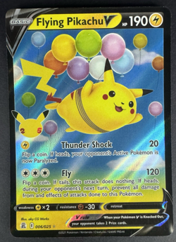 Flying Pikachu V 006/025 Full Art Holo Rare - Celebrations - Pokemon TCG - NM - Image 1