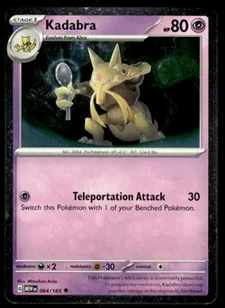 Pokemon TCG SV: Scarlet & Violet Promo Cards #042 Kadabra NM - Image 1