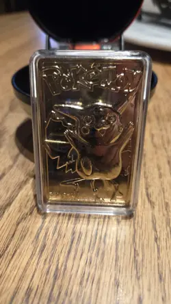 Pokemon 1999 Vintage 24K Gold Plated Pikachu Card Burger King Limited Edition - Image 3
