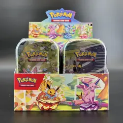 Prismatic Evolutions Mini Tin Display SV Prismatic Evolutions Pokemon TCG CCG - Image 2