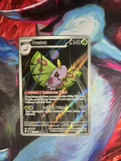 Dustox 220/217 Illustration Rare Holo Pokemon Card ASC NM - Image 1