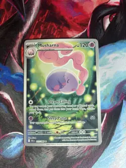 Pokemon TCG Musharna Black Bolt Holo Card 117/086 SV Illustration Rare NM - Image 1
